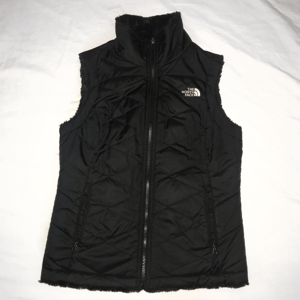 NORTHFACE FURR REVERSIBLE VEST GREAT CONDITION